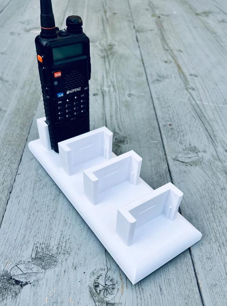 Houder voor 4 Baofeng UV-5R's, Telecommunicatie, Portofoons en Walkie-talkies, Nieuw, Toebehoren, 15 km of meer, Ophalen of Verzenden