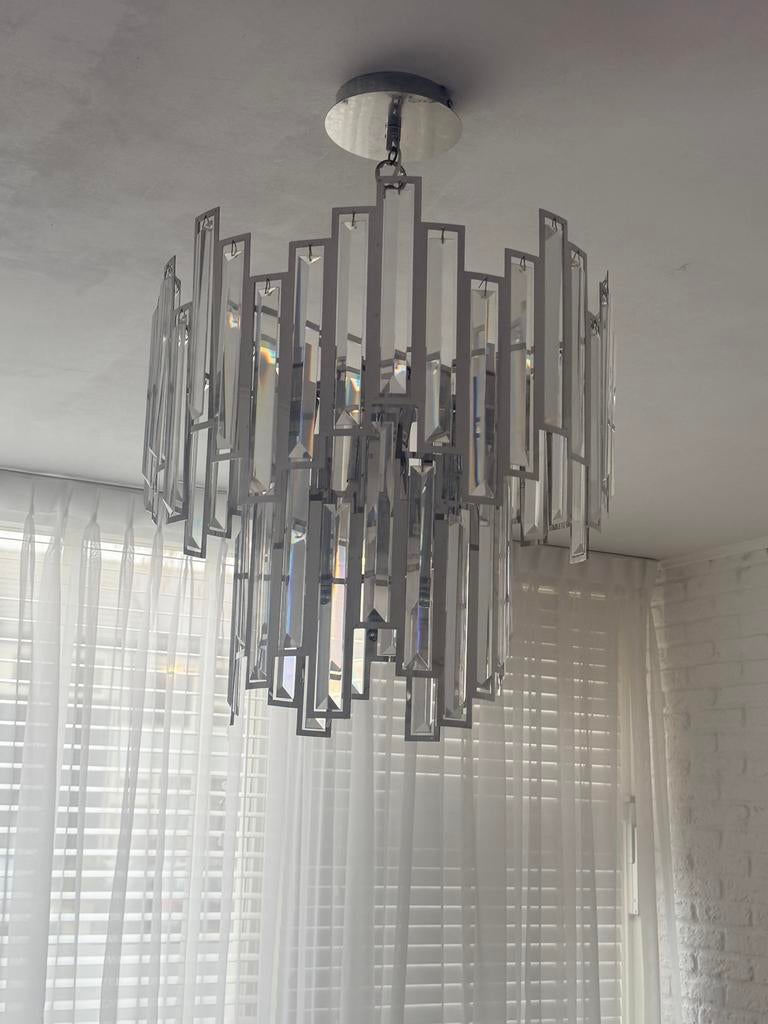 2 Luxe Hanglampen Eric Kuster/Eichholtz Stijl, Huis en Inrichting, Lampen | Kroonluchters, Ophalen of Verzenden, Zo goed als nieuw
