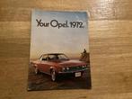 Opel USA 1972 Brochure - Your Opel 1972, Ophalen of Verzenden, Gelezen, Opel