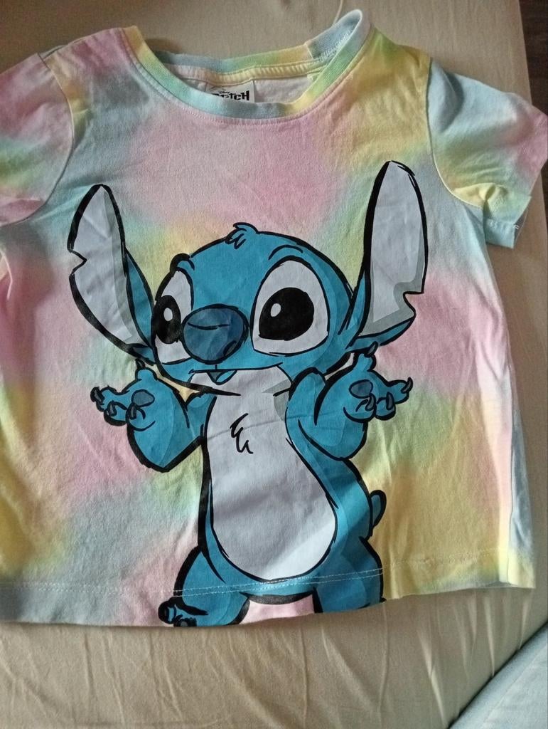 Stitch T Shirt 4 _ 5 jaar 110 cm.zgan, Kinderen en Baby's, Kinderkleding | Maat 110, Ophalen of Verzenden, Zo goed als nieuw, Meisje