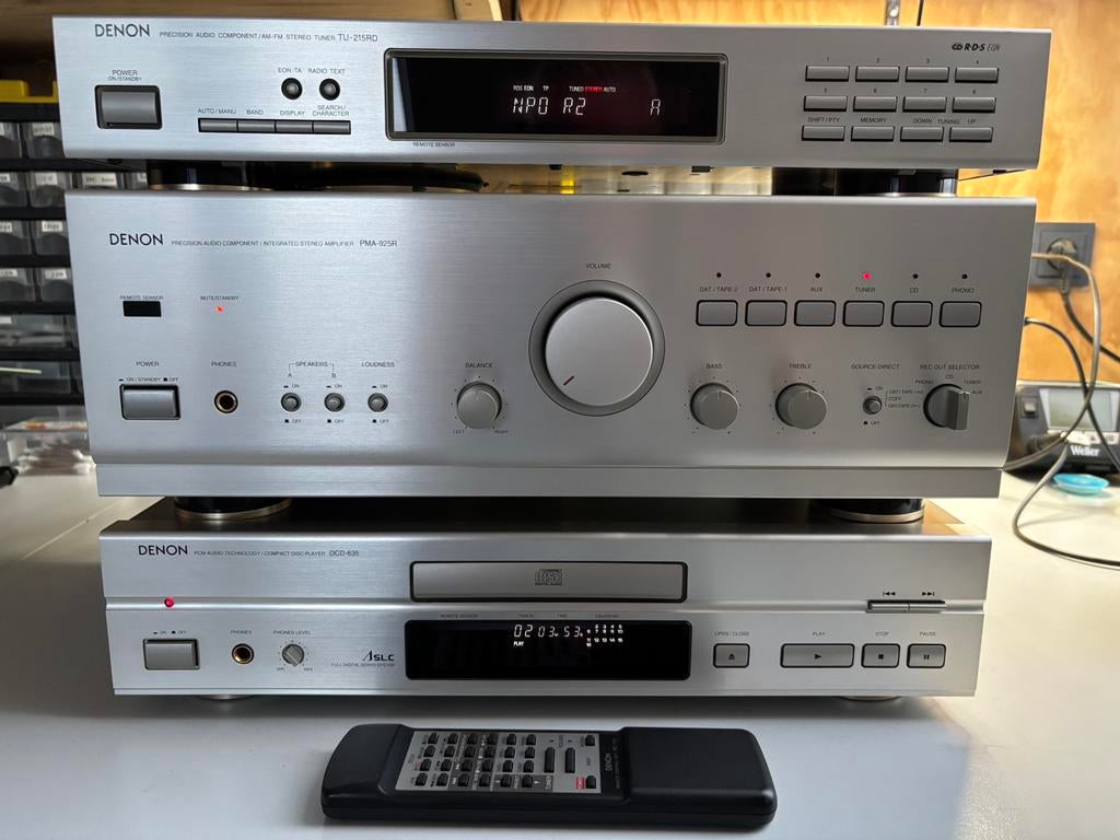 Denon set met garantie!, Audio, Tv en Foto, Stereo-sets, Ophalen, Gebruikt, ., Denon