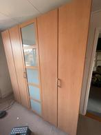 Kledingkast 222h,200b,59d met vouwdeuren, Huis en Inrichting, Glas, Met deur(en), Gebruikt, 200 cm of meer