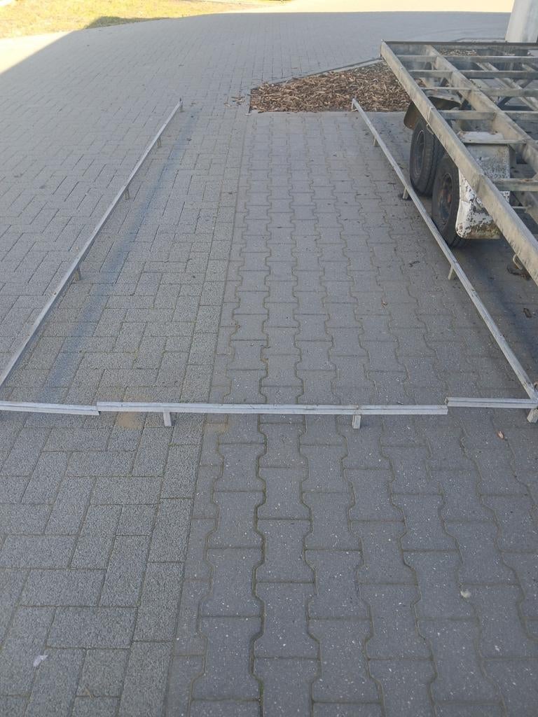 Bovenframe voor oprijwagen - Aluminium constructie, Ophalen