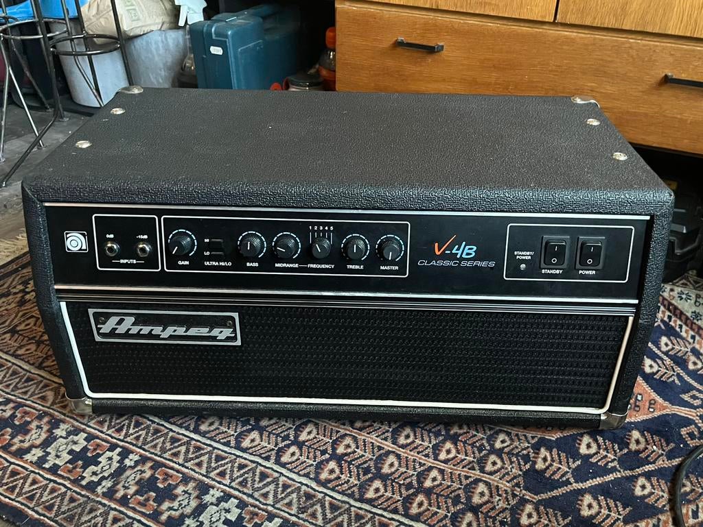 Ampeg V4BH V-4BH 90ies Made in USA, Muziek en Instrumenten, Versterkers | Bas en Gitaar, Ophalen, Gebruikt, Basgitaar, 100 watt of meer