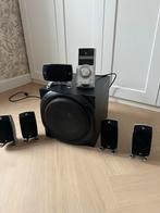 Logitech Z-5500 5.1 Surround Sound Systeem, Gebruikt, Complete surroundset, 120 watt of meer, Ophalen
