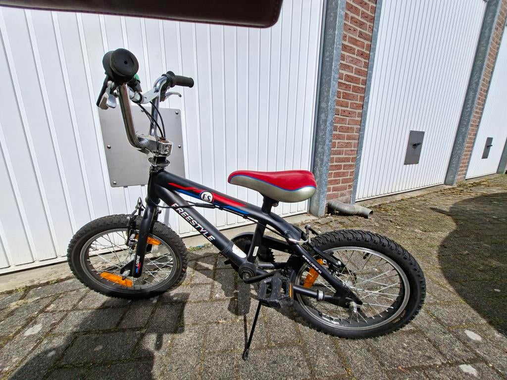 Loekie jongensfiets Mountainbike 16 inch, Fietsen en Brommers, Fietsen | Jongens, Ophalen of Verzenden, Gebruikt, 16 inch, Handrem