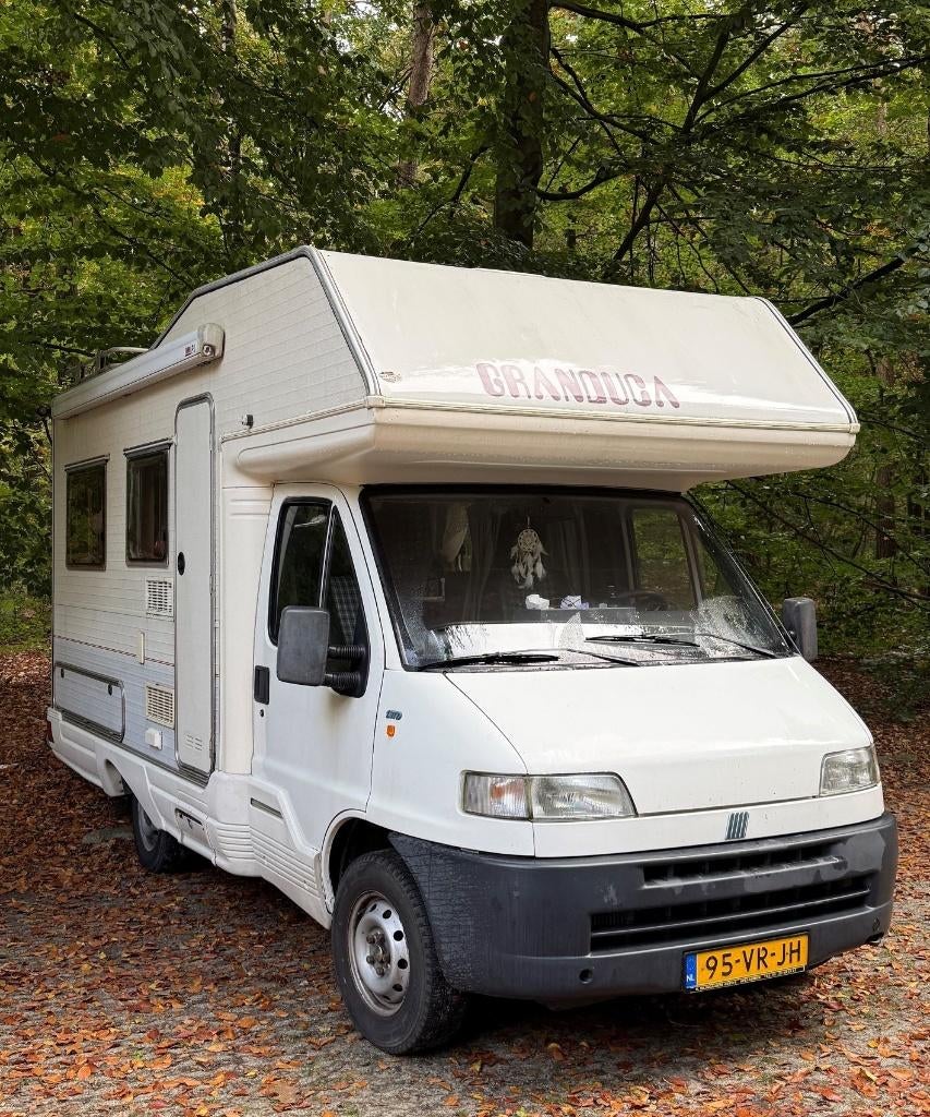 Camper Alkoof Fiat 230 Cranduca No 1, Caravans en Kamperen, Overige merken, Alkoof, Ringverwarming, Fiat