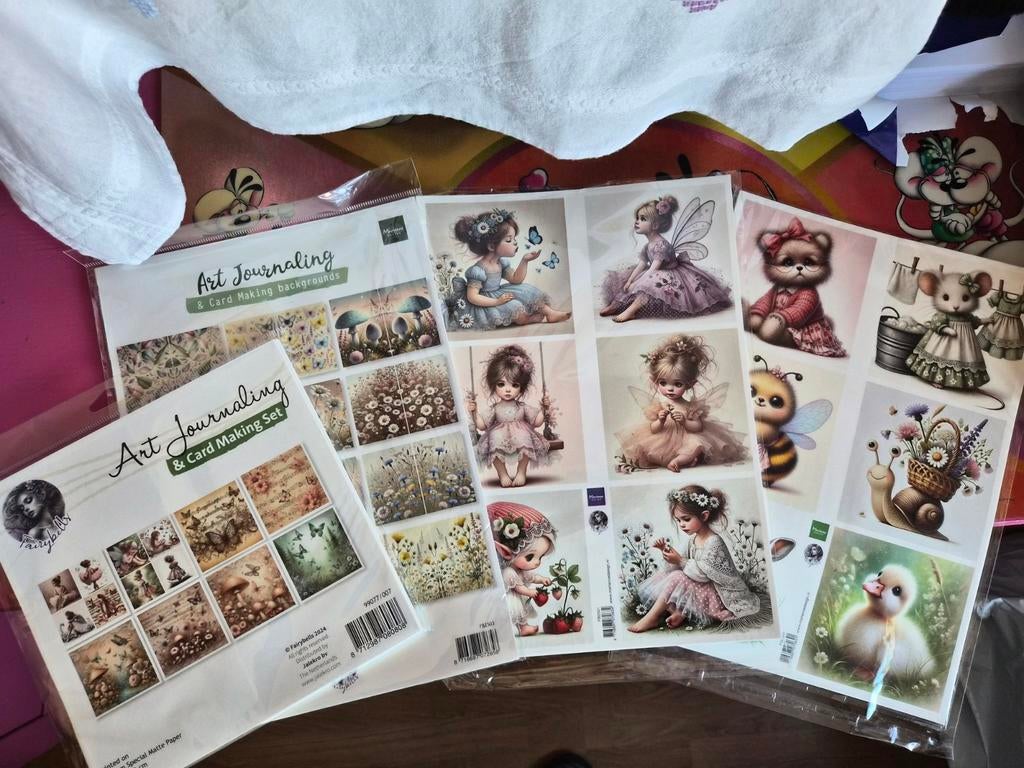 Fairybelles Art Journal Set - Nieuw!, Ophalen of Verzenden, Nieuw, Papier of Karton, Overige merken