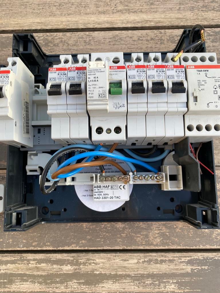 ABB Hafonorm Groepenkast HAD3301-20TAC met Aardlekschakelaar, Ophalen of Verzenden, Gebruikt, Overige typen