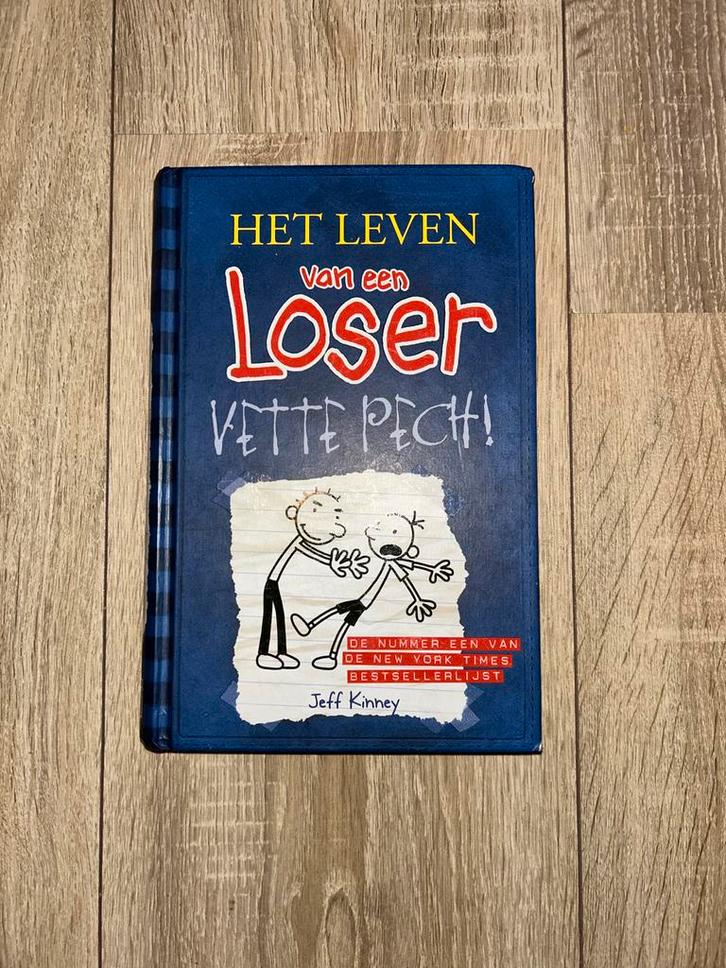 Het Leven van een Loser: Vette Pech! - Jeff Kinney, Boeken, Kinderboeken | Jeugd | onder 10 jaar, Zo goed als nieuw, Fictie algemeen