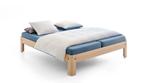 Auping auronde bed, Ophalen, Blauw, Tweepersoons, Tijdloos