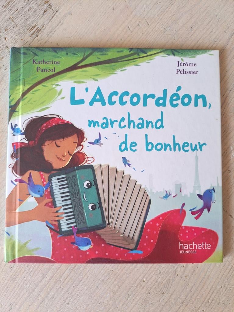 Boekje L'accordeon, marchand de bonheur, Boeken, Kinderboeken | Jeugd | onder 10 jaar, Ophalen, Fictie algemeen, Zo goed als nieuw