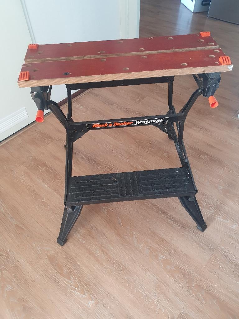 Black+Decker verstelbare werkbank Workmate WM626, Doe-het-zelf en Verbouw, Werkbanken, Ophalen, Gebruikt, 70 tot 120 cm, Bankschroef