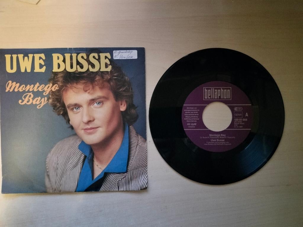 Uwe Busse - Montego Bay / Heut geht mein Herz, Ophalen, Gebruikt, 7 inch, Single