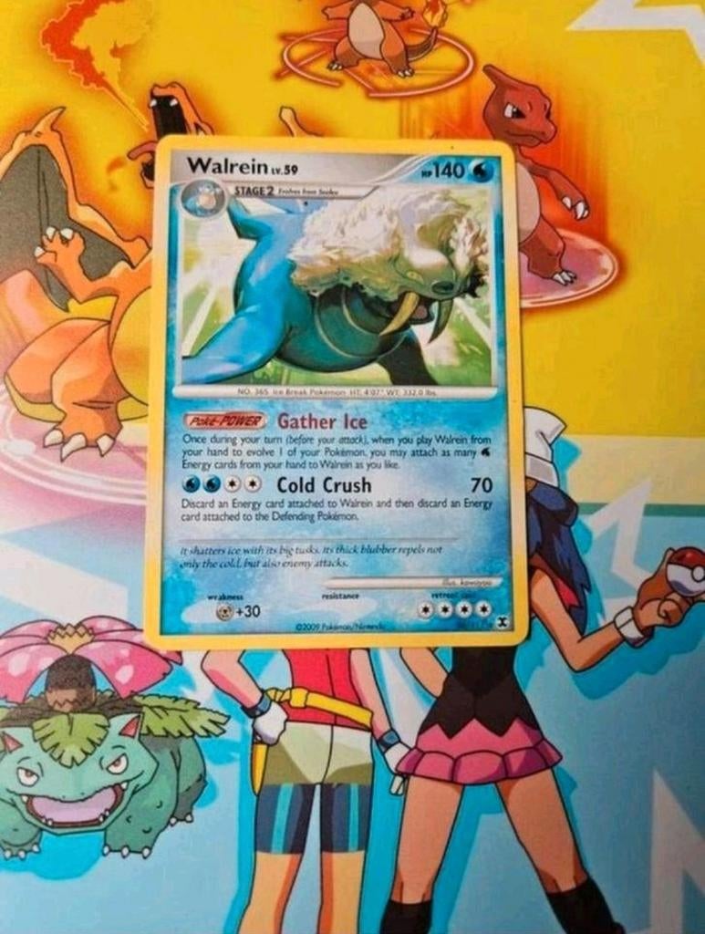 Walrein 36/111 Platinum Rising Rivals pokemon kaart rare, Ophalen of Verzenden, Gebruikt, Losse kaart