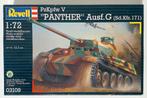 Revell 1/72 PzKpfw V panther Ausf G, Revell, Ophalen of Verzenden, Zo goed als nieuw, Tank