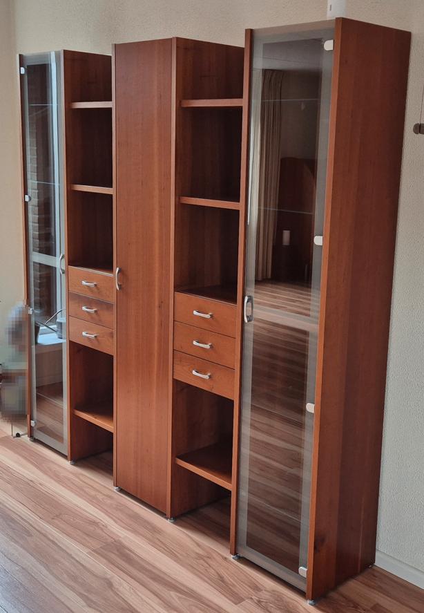 BoConcept Wandkast - Vitrine - Vakkenkast, Huis en Inrichting, Ophalen, Met deur(en), 200 cm of meer, Zo goed als nieuw