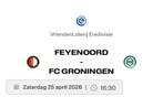 TE KOOP | 2x | tickets | kaarten | Feyenoord - FC Groningen, Tickets en Kaartjes, Sport | Voetbal, Losse kaart, Twee personen