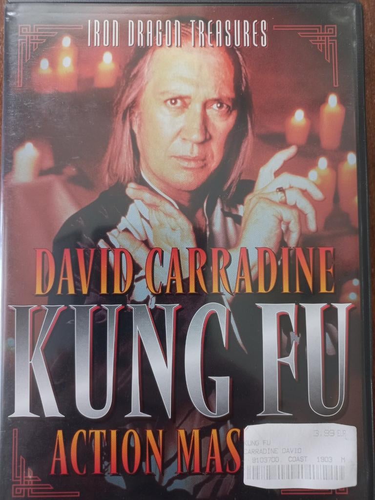 David Carradine Kung Fu Action Masters DVD, Cd's en Dvd's, Dvd's | Actie, Gebruikt, Martial Arts, Vanaf 12 jaar, Ophalen of Verzenden