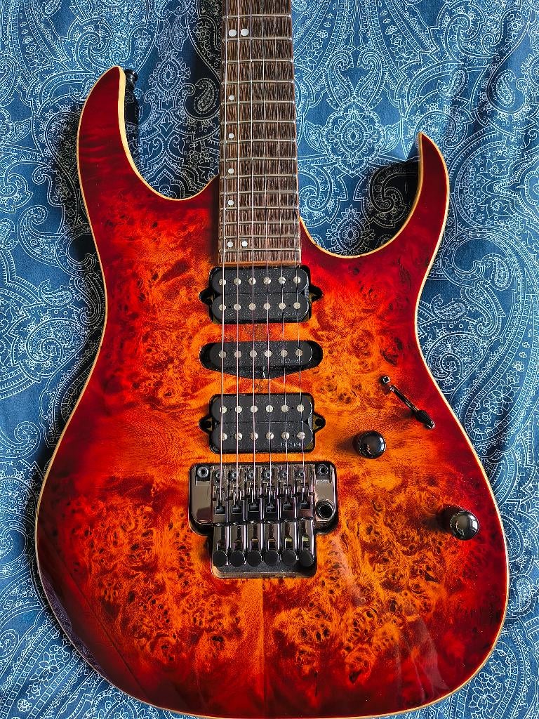 Ibanez RG1070PBZ BTB 2020 Brown Topaz Burst, Ophalen of Verzenden, Zo goed als nieuw