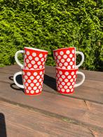 Polkadot bekers, Ophalen of Verzenden, Zo goed als nieuw, Overige stijlen, Kop(pen) en/of Schotel(s)