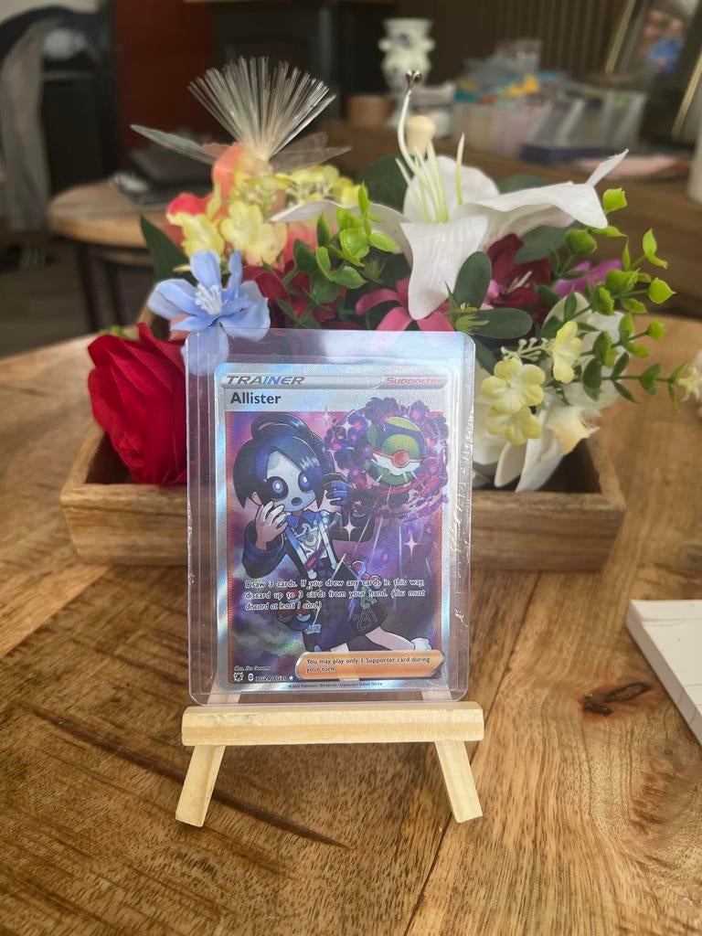 Pokémon Allister TG24/TG30 Trainer Gallery Kaart, Ophalen of Verzenden, Zo goed als nieuw, Losse kaart, Foil