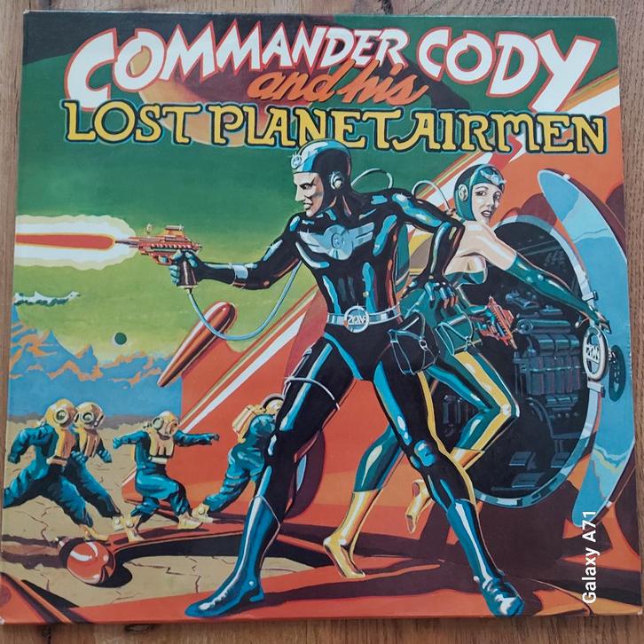 LP Commander Cody & His Lost Planet Airmen (1975), Cd's en Dvd's, Vinyl | Pop, Gebruikt, 1960 tot 1980, 12 inch, Ophalen of Verzenden