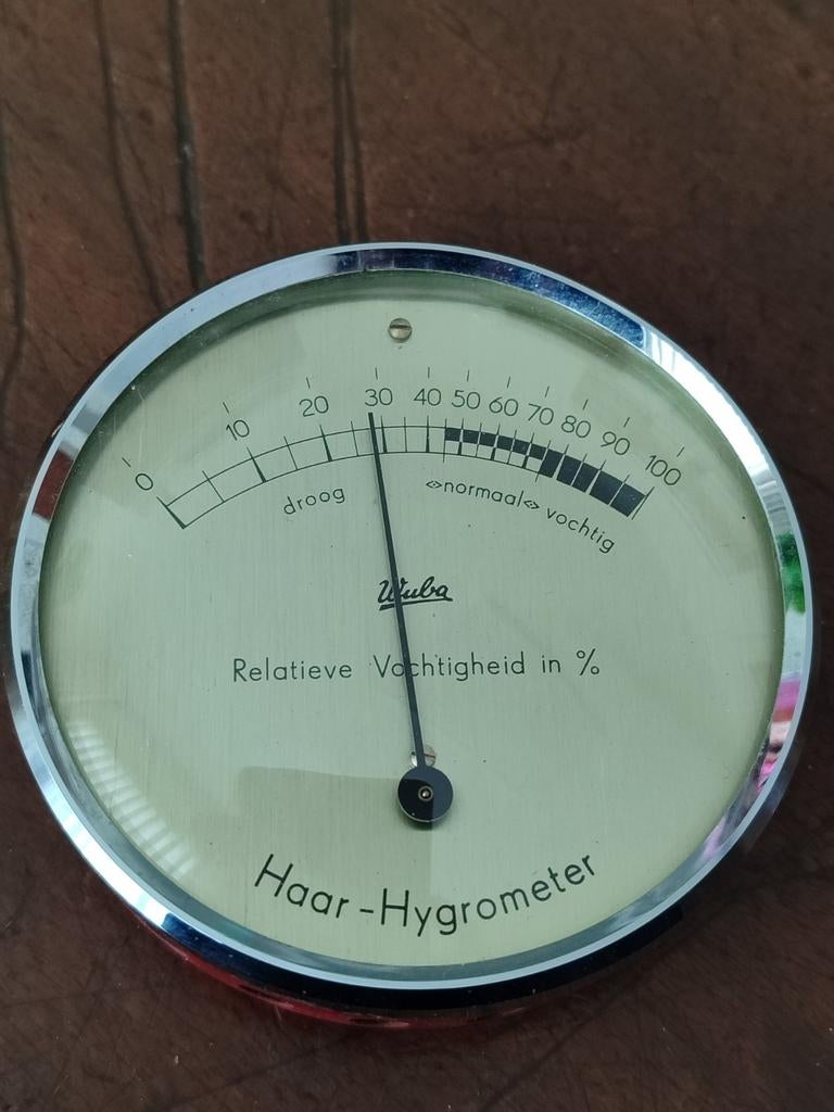 Wuba haar- hygrometer, Audio, Tv en Foto, Weerstations en Barometers, Ophalen of Verzenden