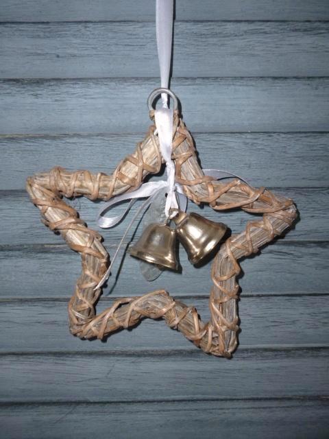 Kerst hanger ster met belletjes, Diversen, Kerst, Nieuw, Ophalen of Verzenden