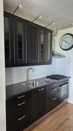 IKEA Keuken zwart, Ophalen of Verzenden, Gebruikt, Zwart, Graniet of Steen