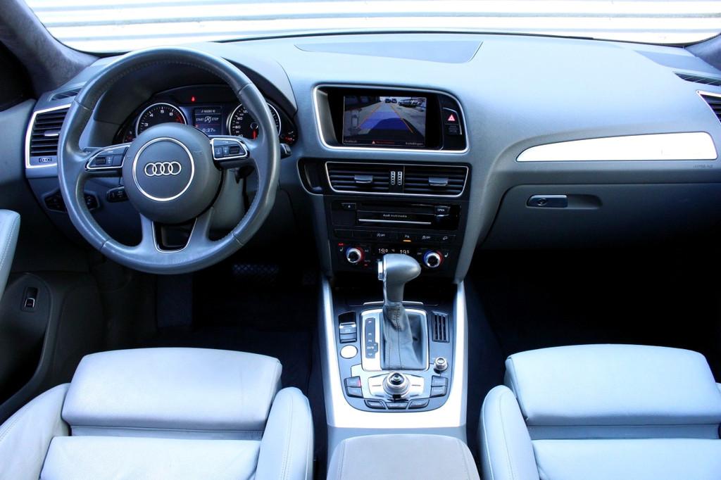 Audi Q5 2.0 TFSI Quattro S-Line 1eEIG ACC LEDER KEYLS STOELV, Automaat, Gebruikt, Bedrijf, Onderhoudsboekje