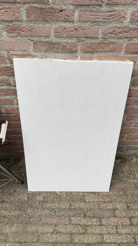 2 gipsplaten AK 12,5mm dik, Doe-het-zelf en Verbouw, Platen en Panelen, Ophalen, Zo goed als nieuw