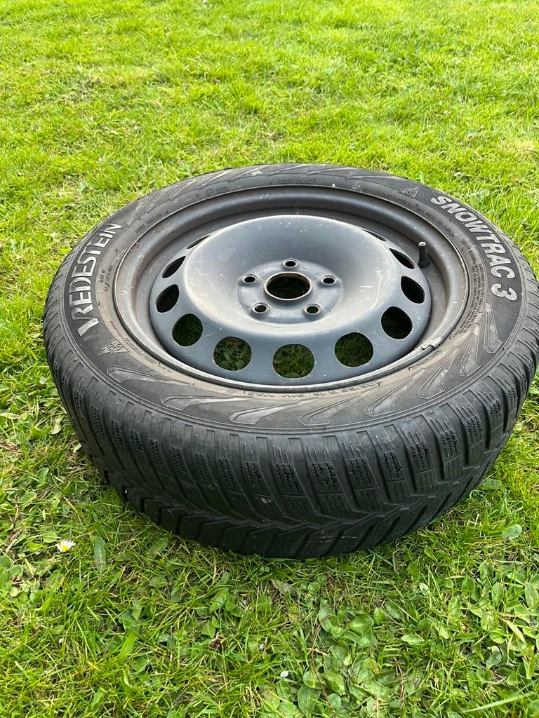 reservewiel 5x112 vw golf 5 6 7 octavia thuiskomer 205/55/16, Auto-onderdelen, Banden en Velgen, Band(en), Zomerbanden, 16 inch