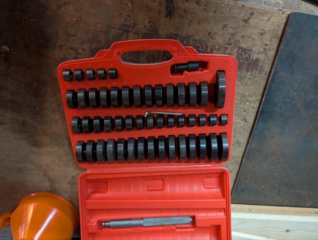 Lager- en keerring montageset, Ophalen, Zo goed als nieuw