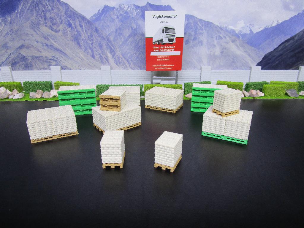 Lading Stenen Zand Kleur "Ex Wsi Oplegger , Zie Omschrijving, Ophalen, Nieuw, Bus of Vrachtwagen, Wsi