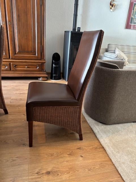 eetkamerstoel, Ophalen, Gebruikt, Vijf, Zes of meer stoelen, Bruin