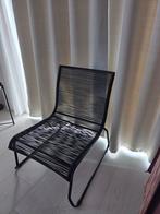 Moderne zwarte draadstoel, Ophalen, Gebruikt, Overige materialen, Eén