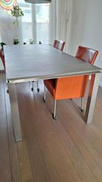 Mooie natuursteen/granieten eettafel, Ophalen, Overige materialen, 100 tot 150 cm, 200 cm of meer