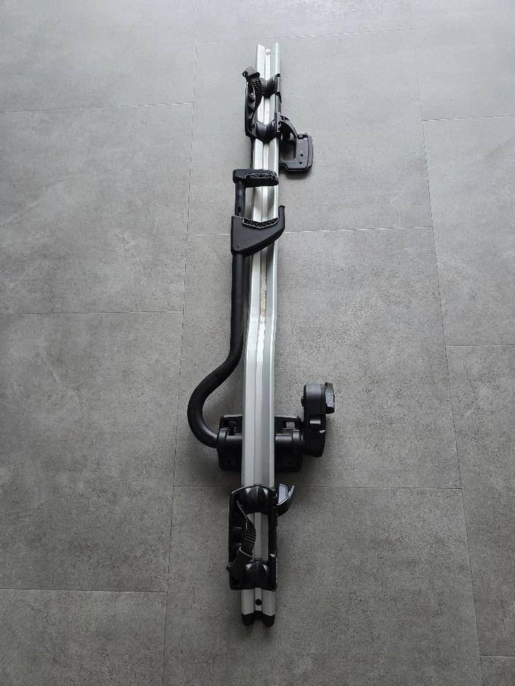 Thule ProRide 598 Dak Fietsendrager – Compleet, Auto diversen, Fietsendragers, Gebruikt, Dakdrager, 1 fiets, Brede banden, Ophalen