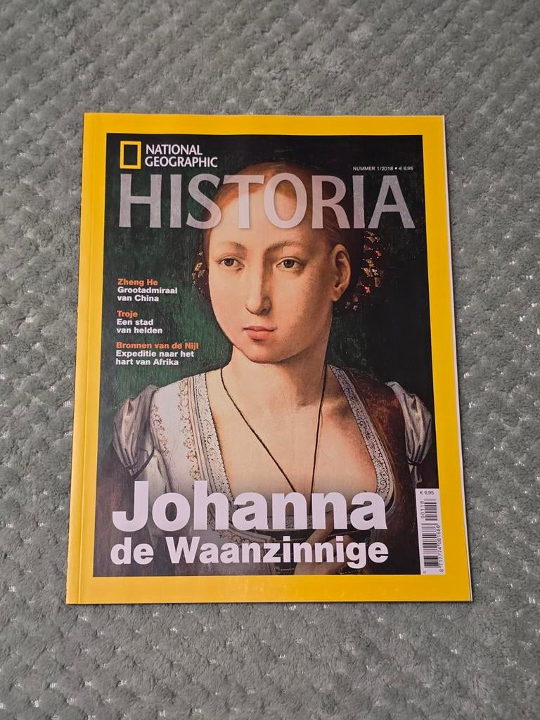 National Geographic Historia, Johanna de Waanzinnige (01/18), Ophalen of Verzenden, Zo goed als nieuw, Glossy