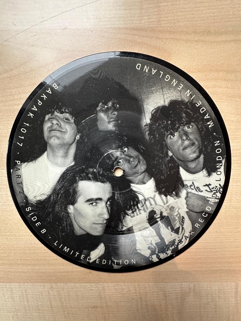 Picture disc 7 "single (vinyl) interview met Anthrax - IZGS, Ophalen of Verzenden, Zo goed als nieuw