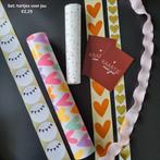 Inpakset hartjes voor jou vlaggetjes papier confetti kaartje, Verzenden, Nieuw