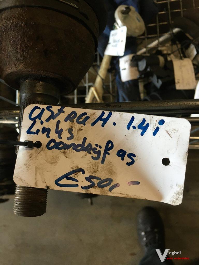 Opel Astra H 2010 1.4 Aandrijfas Rechtsvoor of Linksvoor, Auto-onderdelen, Gebruikt, -, -, Ophalen of Verzenden