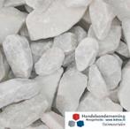 Crystal white breuksteen rotsen schanskorf deco wit contrast, Overige materialen, Verzenden, Wit, Nieuw