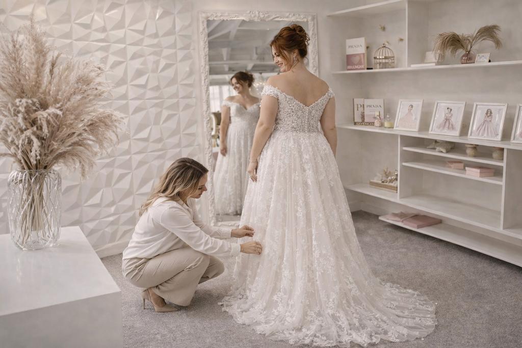 Trouwjurken , bruidsjurken of gala-,avondjurken huren /kopen, Ophalen of Verzenden, Nieuw, Trouwjurk