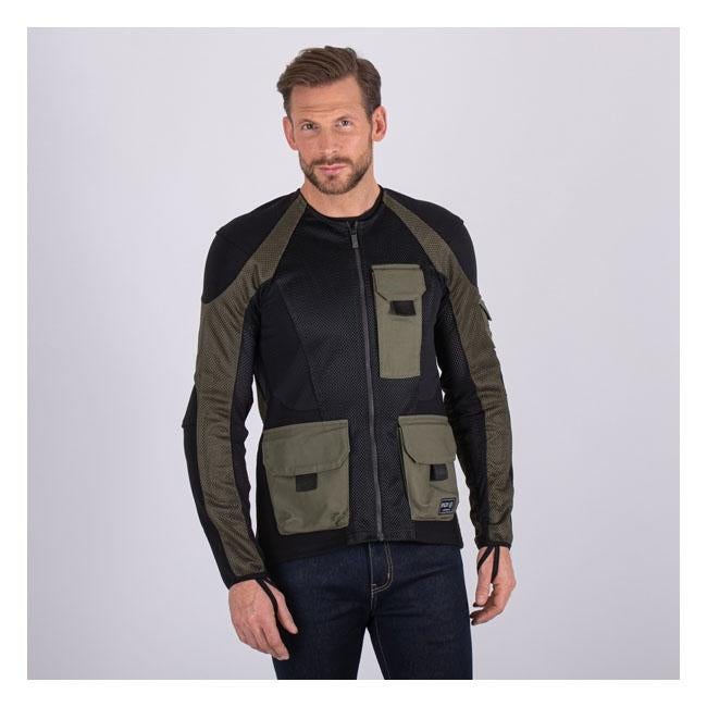 KNOX Urbane Pro Utility armoured shirt Olive M en XL, Motoren, Kleding | Motorkleding, Jas | textiel, Heren, Nieuw met kaartje