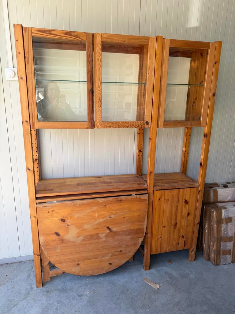 Kastje met Inklapbaar tafelblad - Beits nodig, Ophalen, Gebruikt, 50 tot 100 cm, Minder dan 100 cm