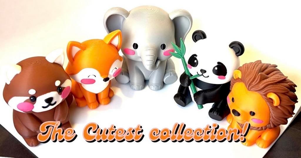 Leuke 3D Geprinte kawaii Dieren collectie!, Verzamelen, Verzenden, Nieuw