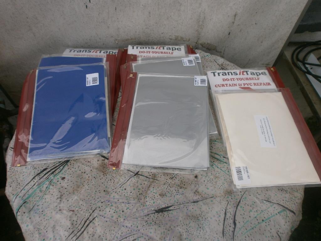 Reparatiesetjes voor pvc zeil, Doe-het-zelf en Verbouw, Zeil en Folie, Ophalen, Nieuw, Minder dan 5 m², Zeil