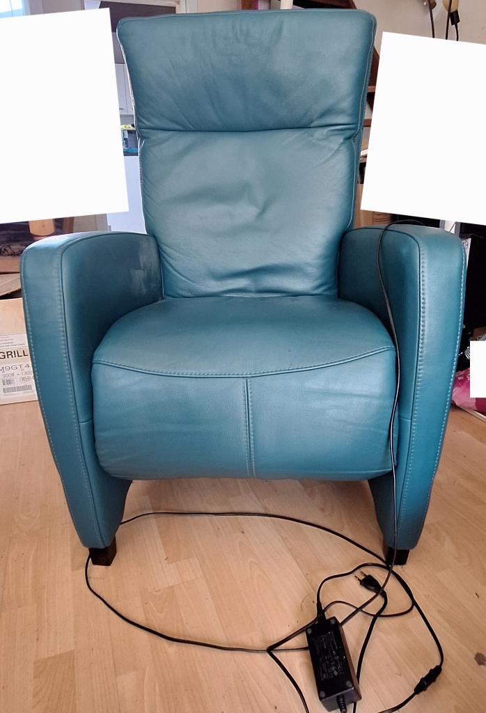 Relax stoel, Ophalen, Gebruikt, Leer, 50 tot 75 cm